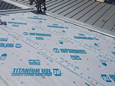 synthetic underlayment for metal roof